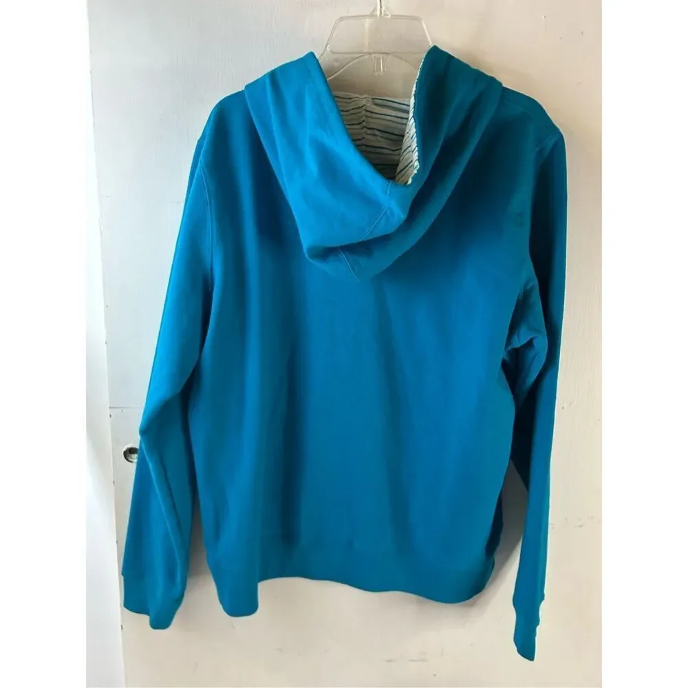 Gap youth large Lg stretch sweatshirt hoodie‎ turquoise rn#54023